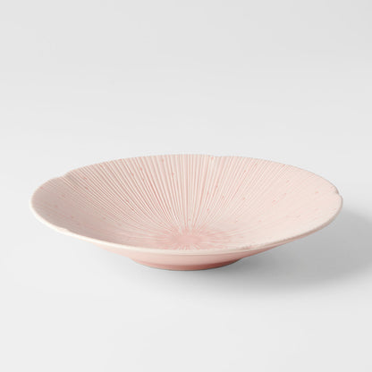 Pasta Bowl 22.5cm Ice Pink Glaze - Image 5