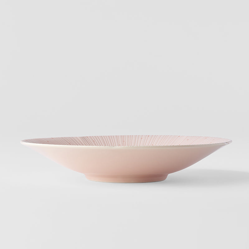 Pasta Bowl 24.5cm Ice Pink Glaze - Image 4