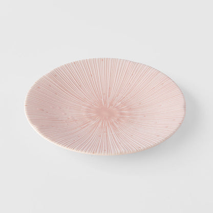 Tapas Plate 16.5 Ice Pink Glaze