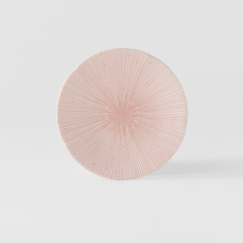 Tapas Plate 16.5 Ice Pink Glaze - Image 2