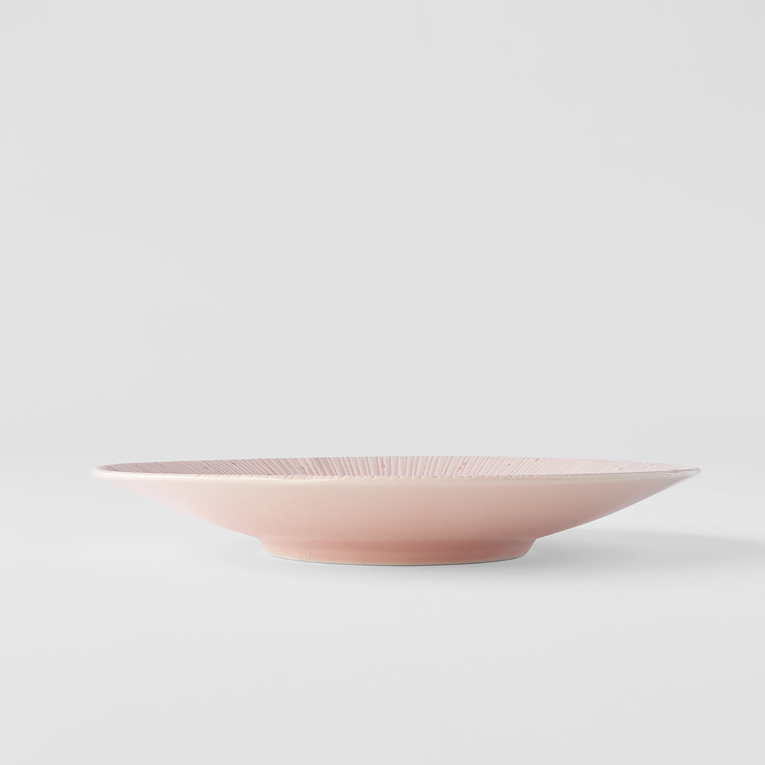 Dinner Plate 24.5cm Ice Pink Glaze - Image 3