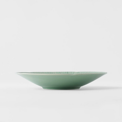 Pasta Bowl 22.5cm Ice Green Glaze - Image 3