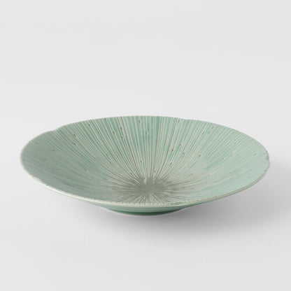 Pasta Bowl 22.5cm Ice Green Glaze - Image 5