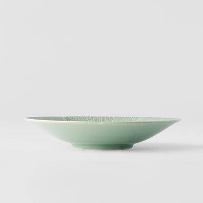 Pasta Bowl 24.5cm Ice Green Glaze - Image 3