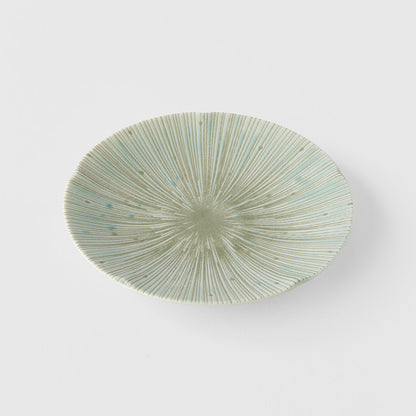 Tapas Plate 13cm Ice Green Glaze