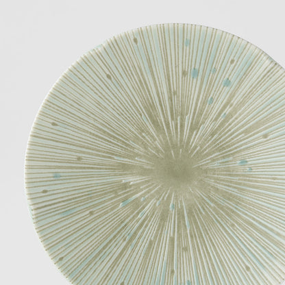 Tapas Plate 13cm Ice Green Glaze - Image 2