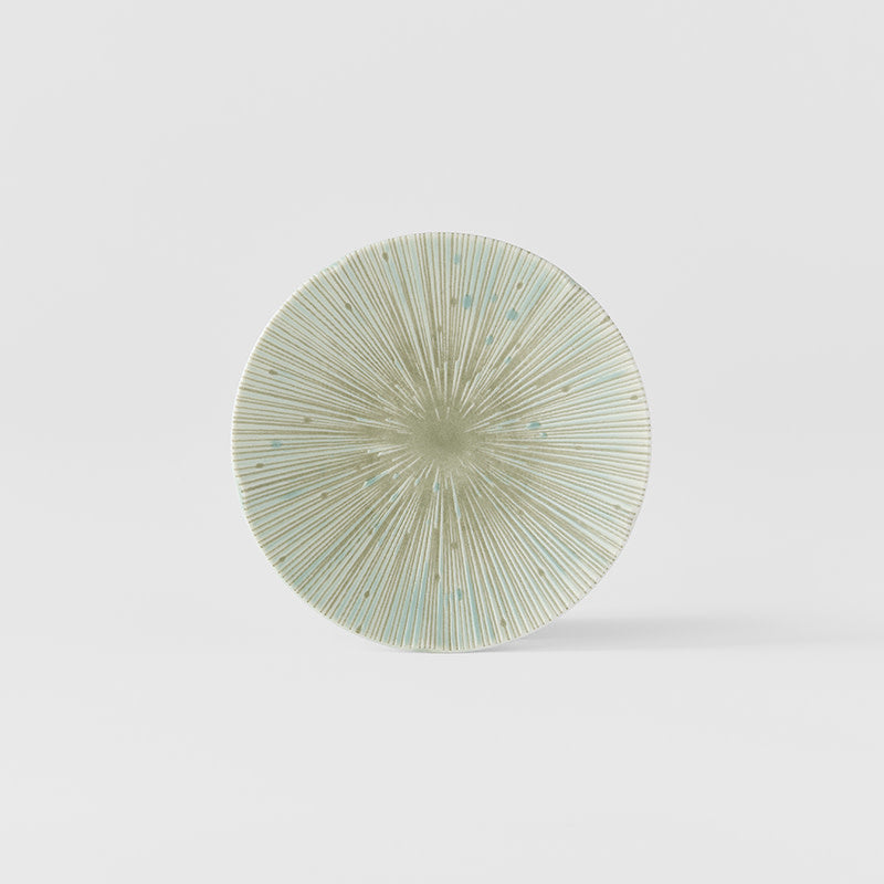 Tapas Plate 13cm Ice Green Glaze - Image 4