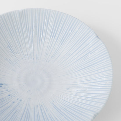 Pasta Bowl 22.5cm Ice Blue Glaze - Image 2