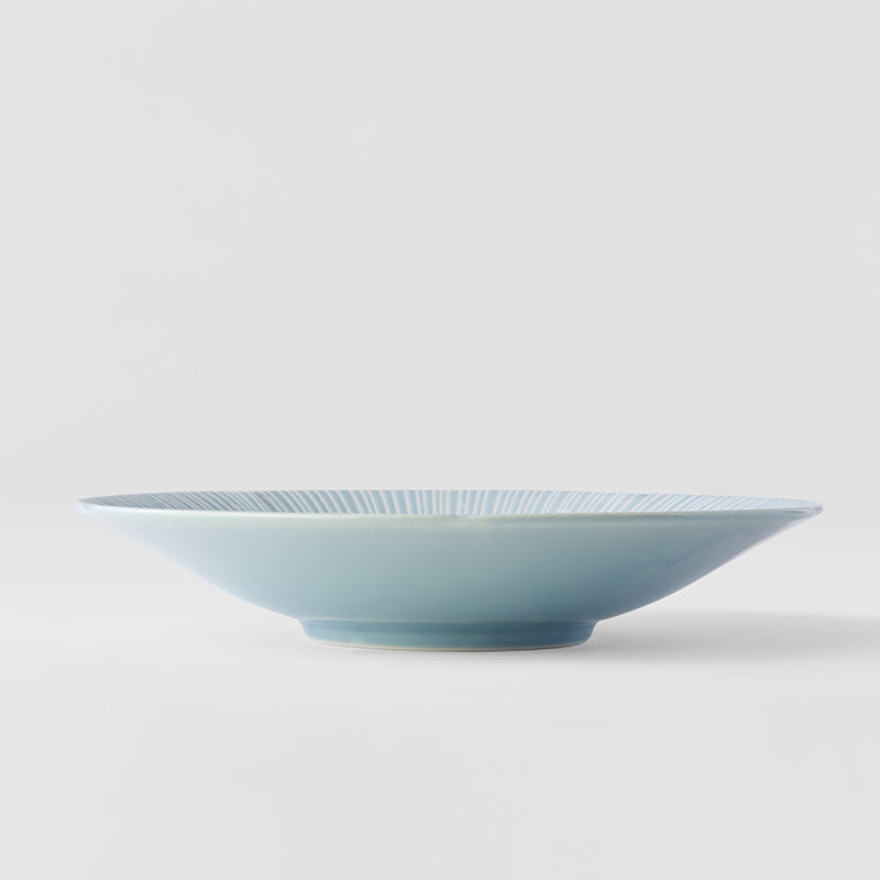 Pasta Bowl 24.5cm Ice Blue Glaze - Image 3