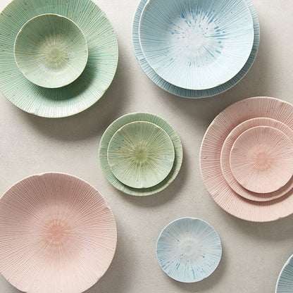 Tapas Plate 13cm Ice Blue Glaze - Image 5