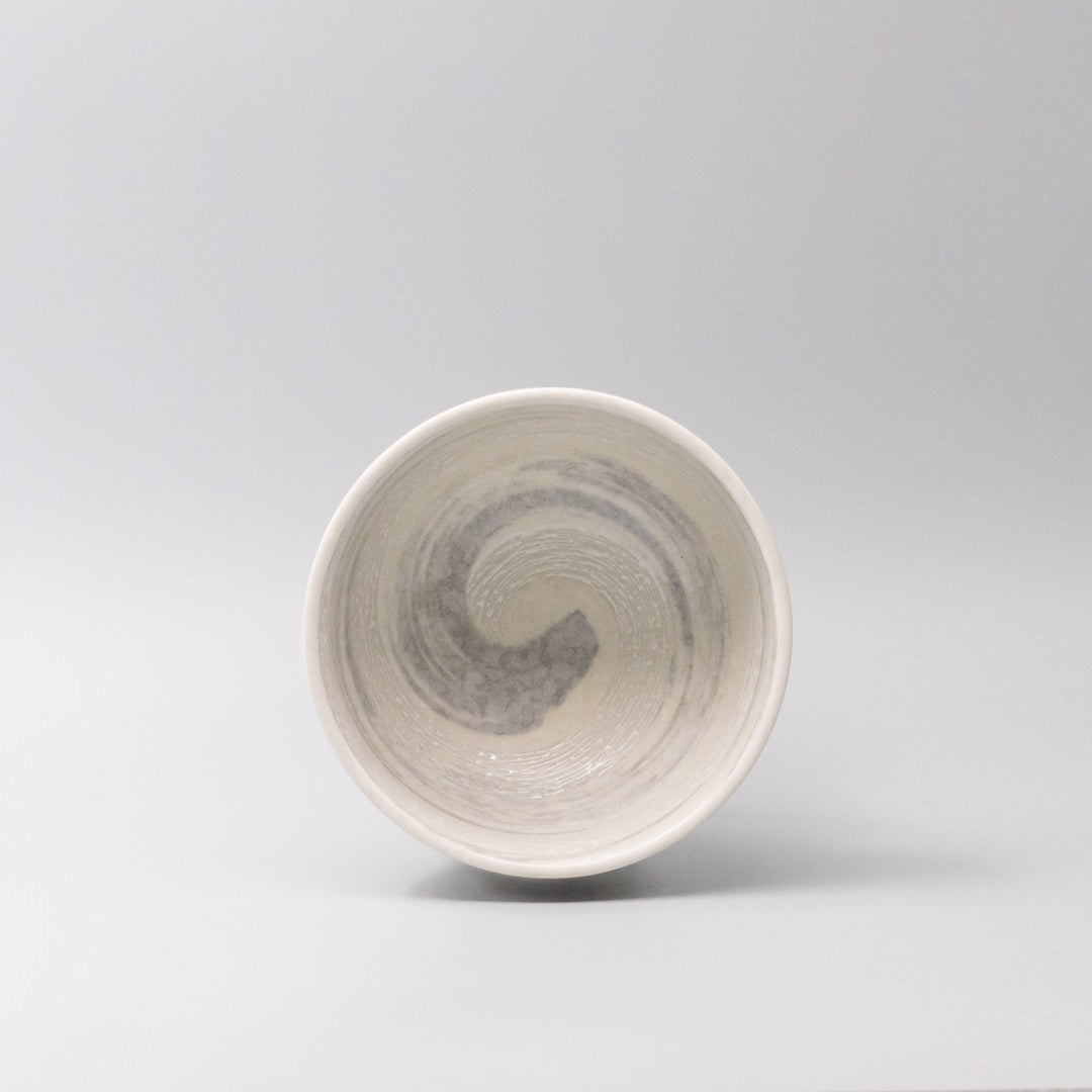 Bowl 16cm Grey Swirl Glaze - Image 3