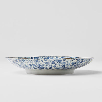 Side Plate Organic 19cm Blue Daisy Glaze - Image 5