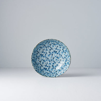 Bowl Organic 16.5cm Blue Daisy Glaze - Image 2
