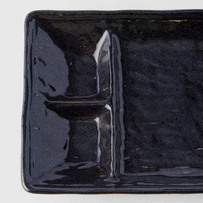 Dumpling Plate 21cm Black Glaze - Image 2