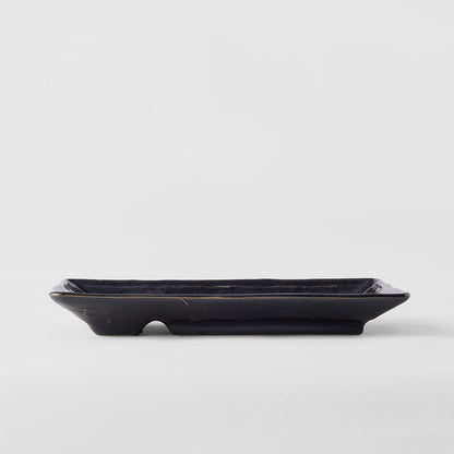 Dumpling Plate 21cm Black Glaze - Image 3