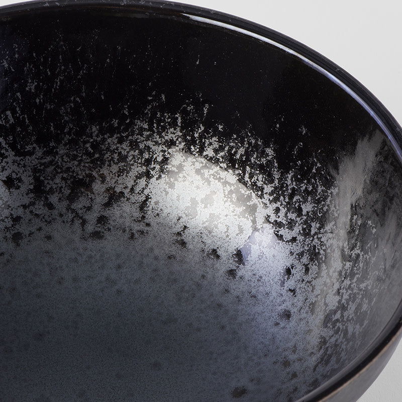 Udon Bowl 19.5cm Black Pearl Glaze - Image 2