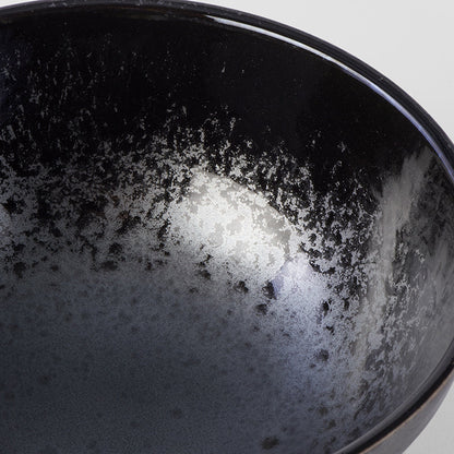 Udon Bowl 19.5cm Black Pearl Glaze - Image 2