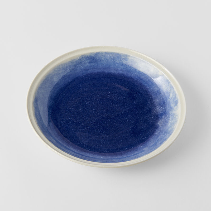 Pasta Bowl 24.5cm Ocean Blue Glaze - Image 3