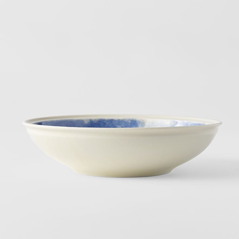 Pasta Bowl 21cm Ocean Blue Glaze - Image 2