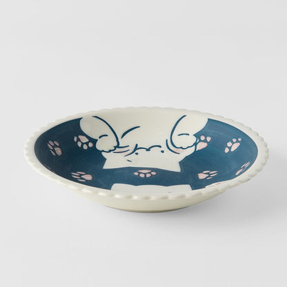 Pasta Bowl 21cm Paw Prints Cat Design - Image 4
