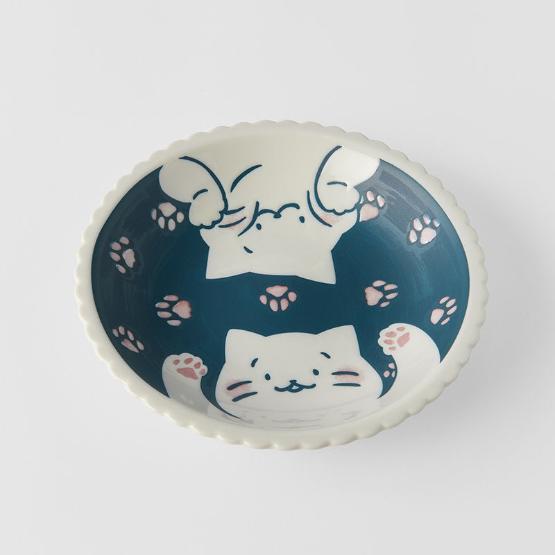 Pasta Bowl 21cm Paw Prints Cat Design - Image 5