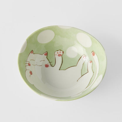 Bowl 14cm Playful Cat Design - Image 2