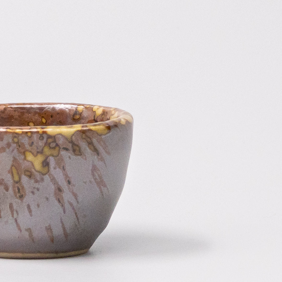 Sake Cup 30ml Brown blend Speckle Glaze - Image 2