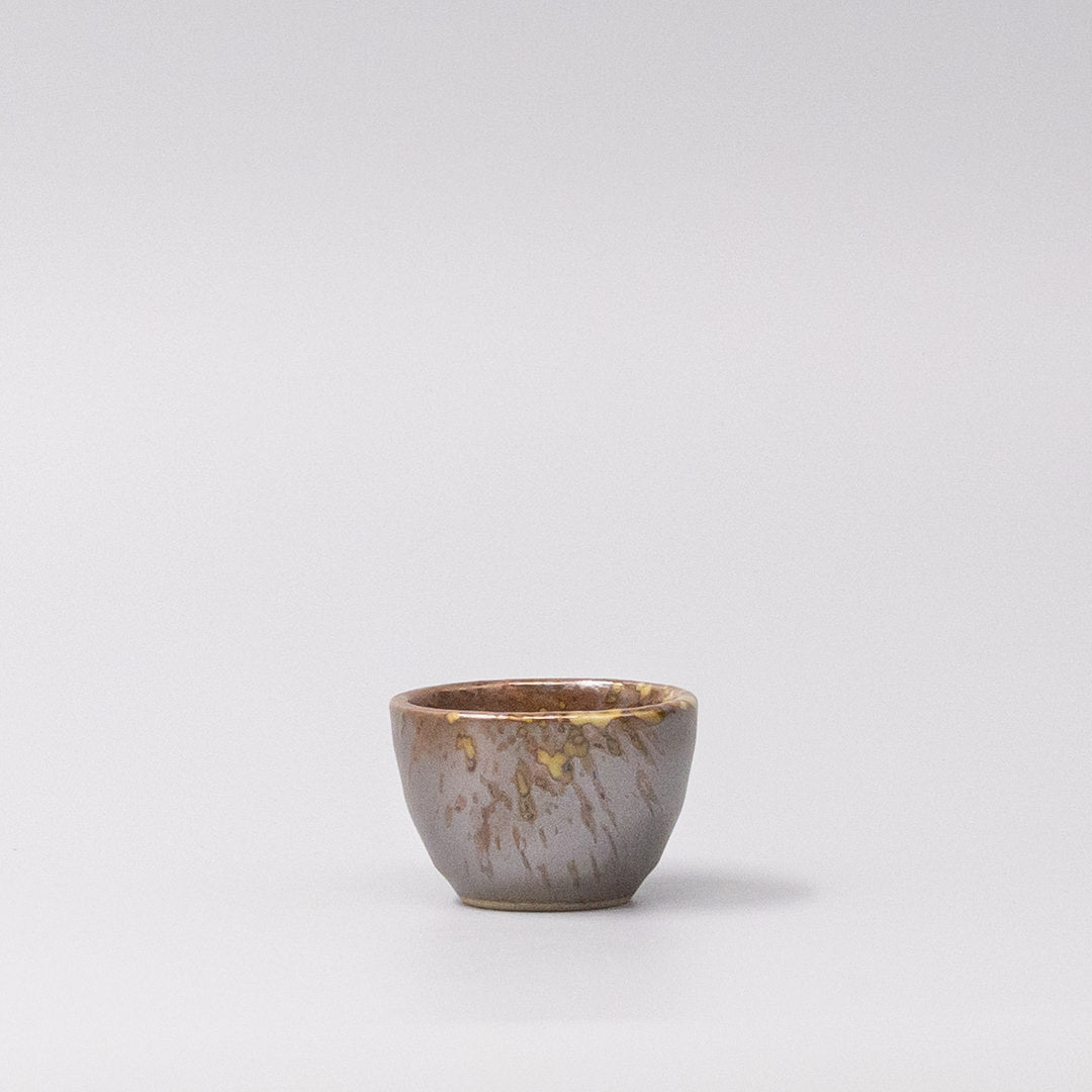Sake Cup 30ml Brown blend Speckle Glaze - Image 4