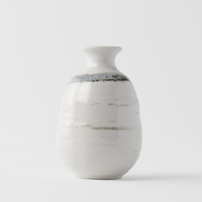 Sake Jug 300ml White Glaze - Image 5