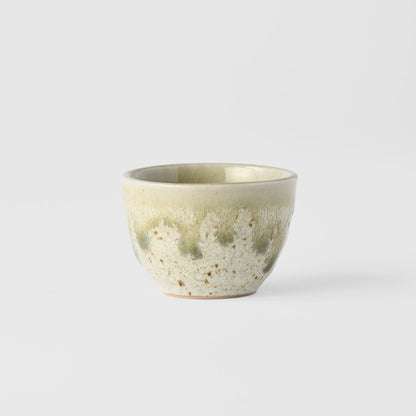 Sake Cup 30ml Light Green Drip Glaze - Image 2