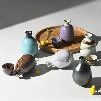 Sake Jug 280ml Ink Fade Glaze - Image 3