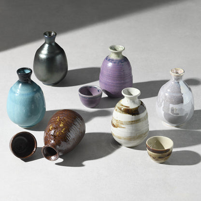 Sake Jug 280ml Ink Fade Glaze - Image 4