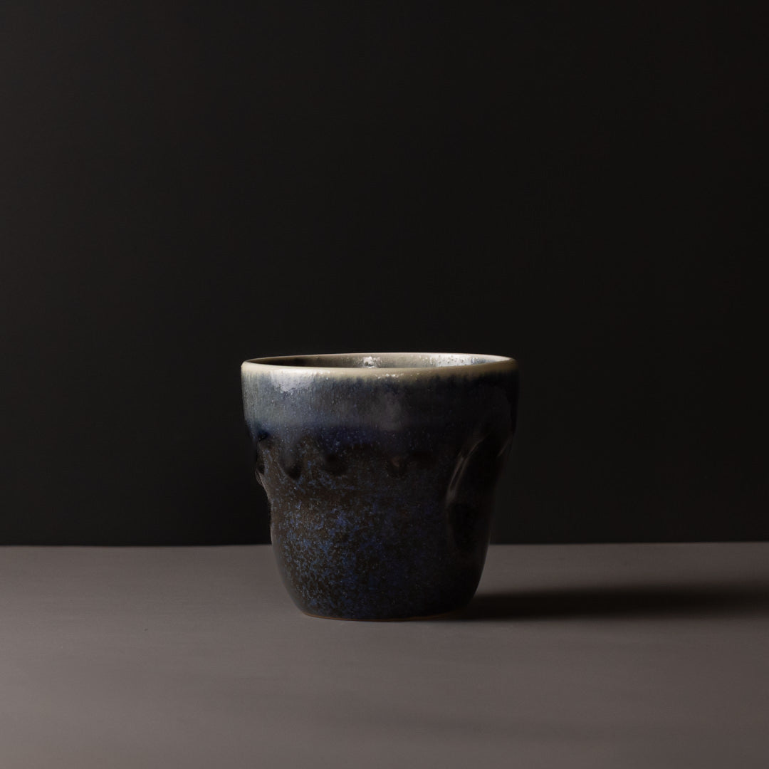 Mug Yunomi 280ml Dark Indigo Glaze - Image 3