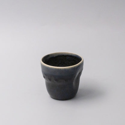 Mug Yunomi 280ml Dark Indigo Glaze - Image 5