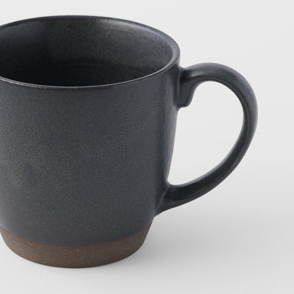 Taiko Mug 265ml Black & Bisque Glaze - Image 2