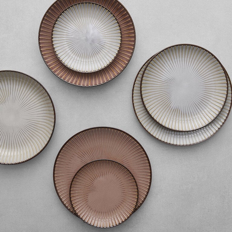 Plate 16cm White Sendan Glaze - Image 2