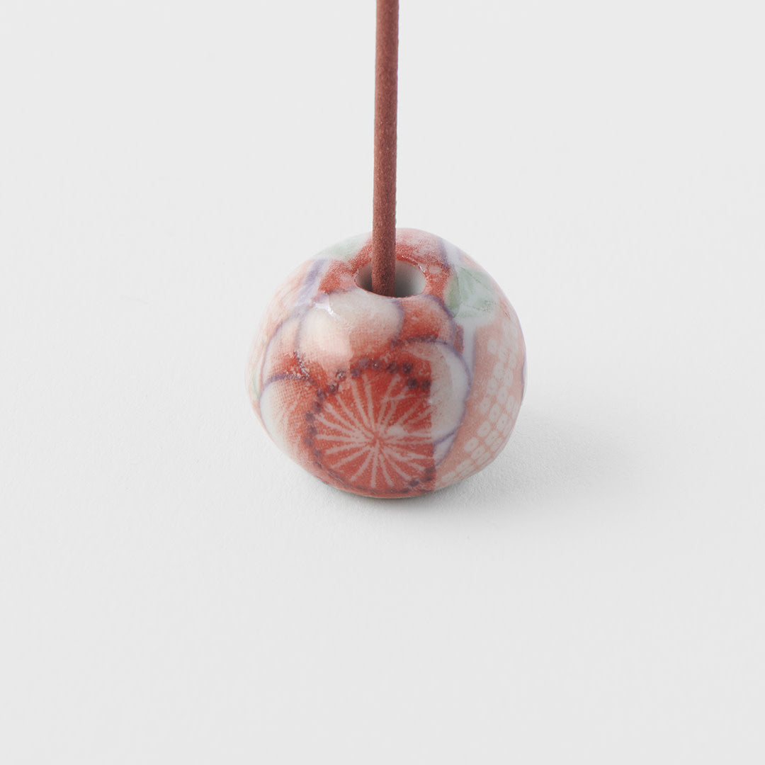 Incense Stand 2.3cm Red Chiyogami - Image 2