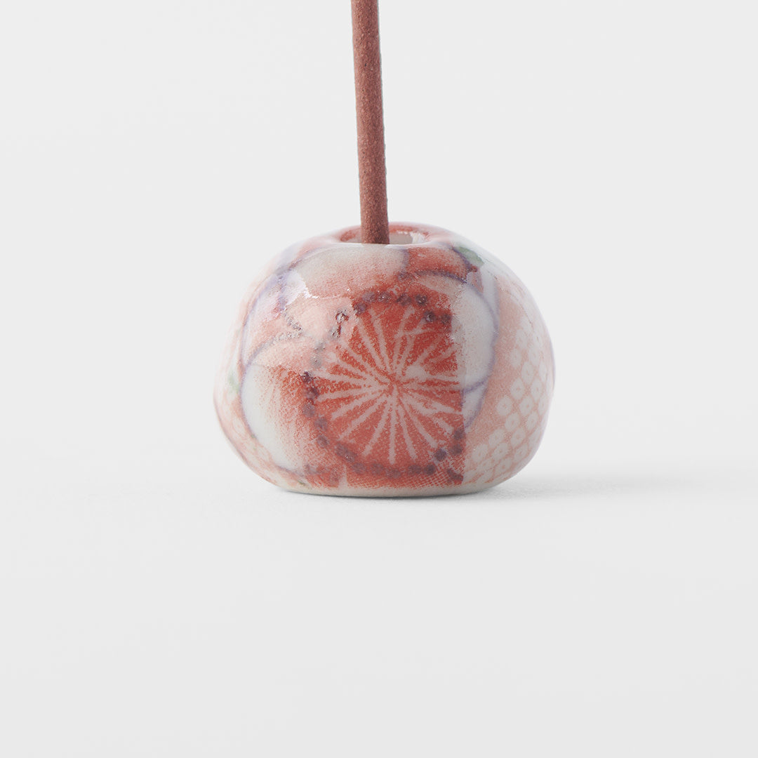 Incense Stand 2.3cm Red Chiyogami - Image 3