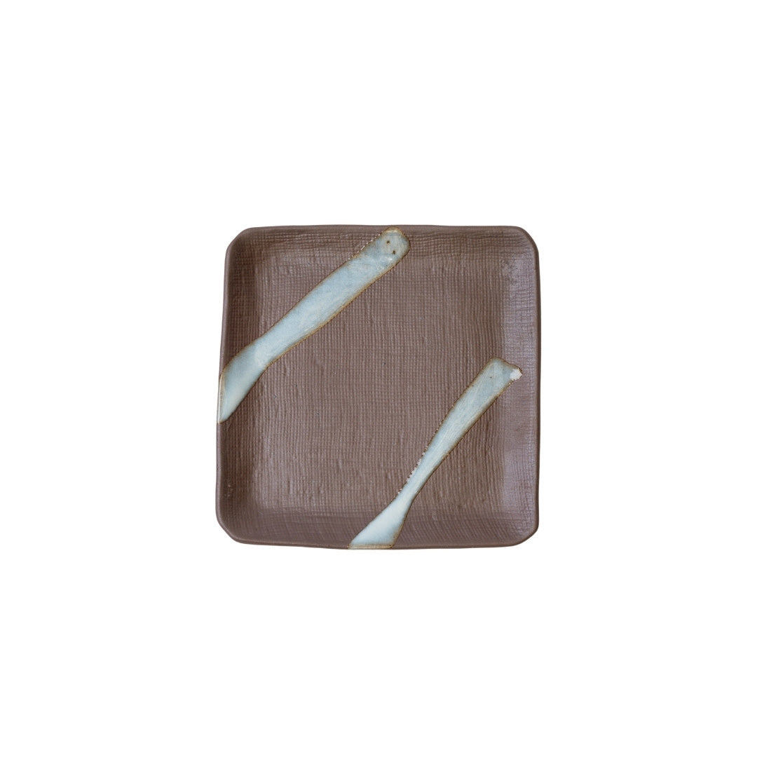 Saucer Apex 12.8cm Cloud Blue Bisque Glaze - Image 2