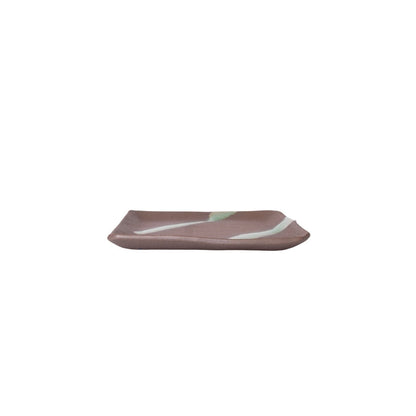 Saucer Apex 12.8cm Green Bisque Glaze - Image 2