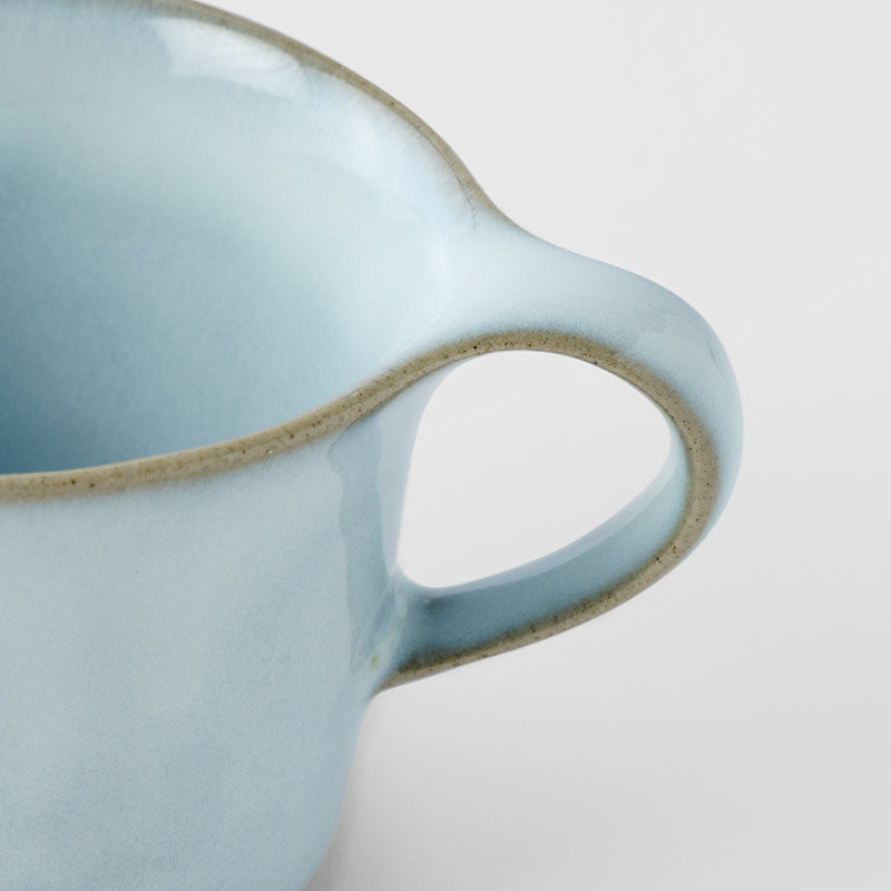 Cup 130ml Swoop Ice Blue Glaze - Image 2