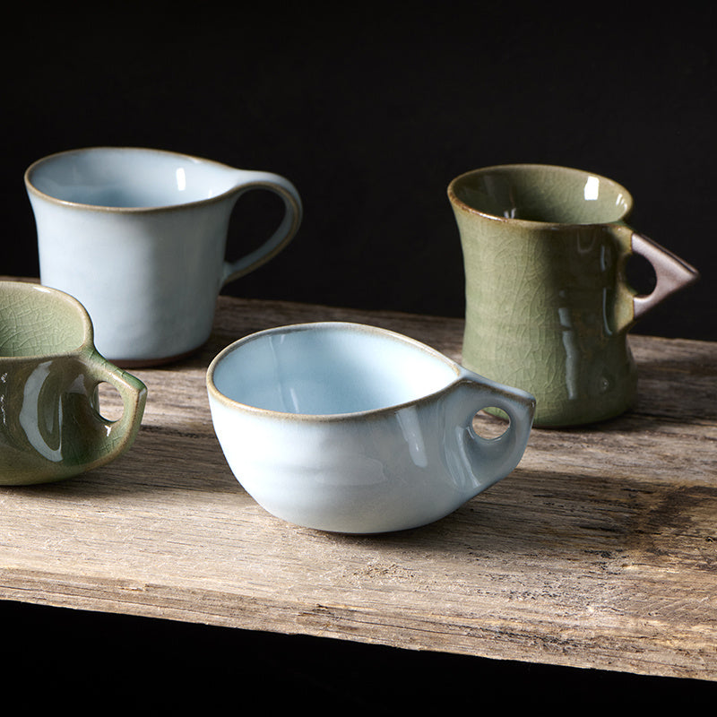 Cup 100ml Arc Ice Blue Glaze - Image 4