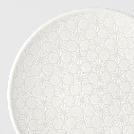 Side Plate 19.5cm White Star Glaze - Image 2