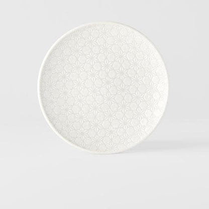 Side Plate 19.5cm White Star Glaze - Image 3