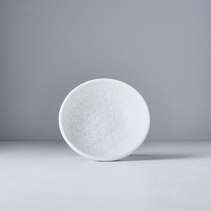 Tapas Bowl 13cm White Star Glaze - Image 2