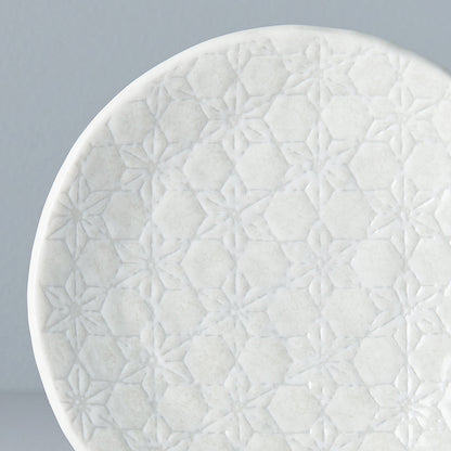 Saucer 13.5cm White Star Glaze - Image 2