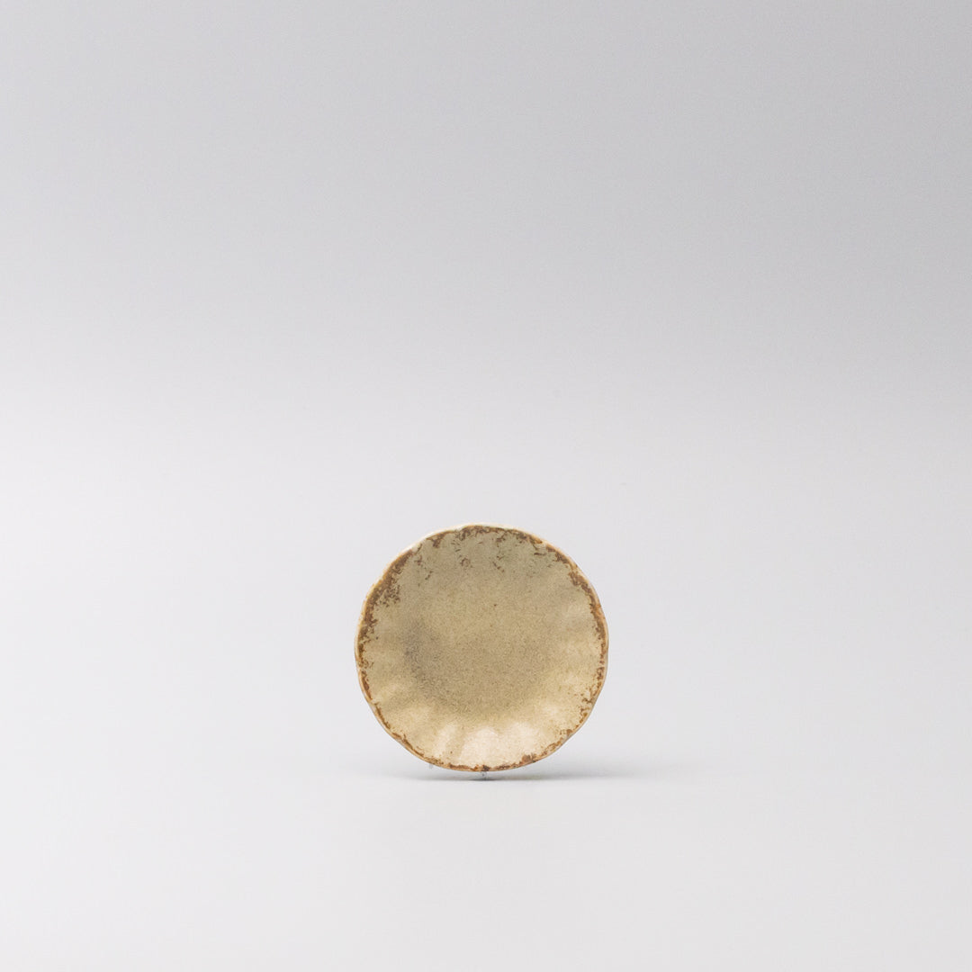 Sauce Dish 8cm Scallop Sand Fade Glaze - Image 3