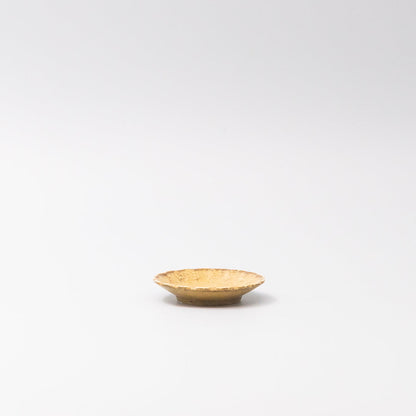 Sauce Dish 8cm Scallop Ochre Fade Glaze - Image 3