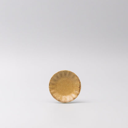 Sauce Dish 8cm Scallop Ochre Fade Glaze - Image 4
