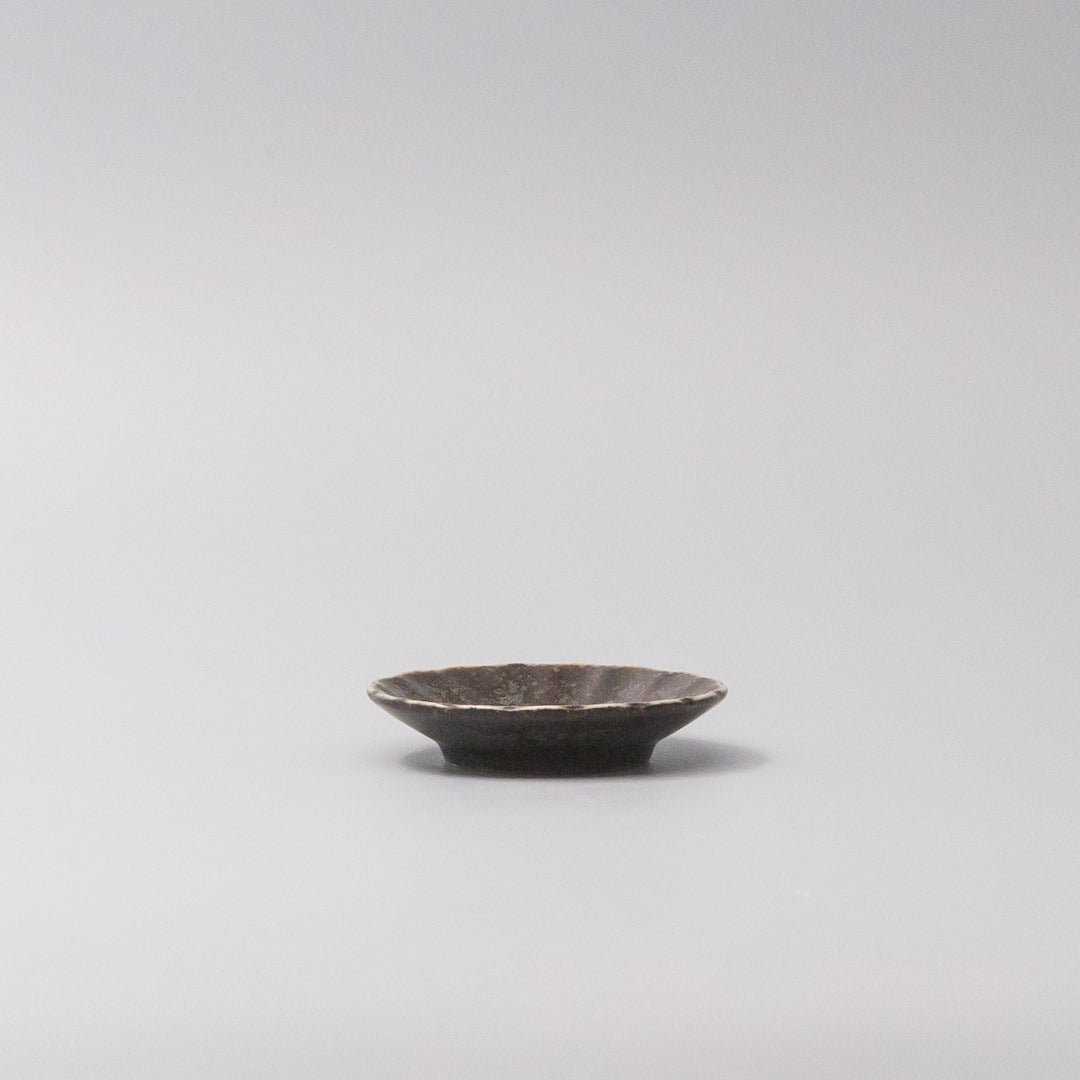 Sauce Dish 8cm Scallop Indigo Fade Glaze - Image 2